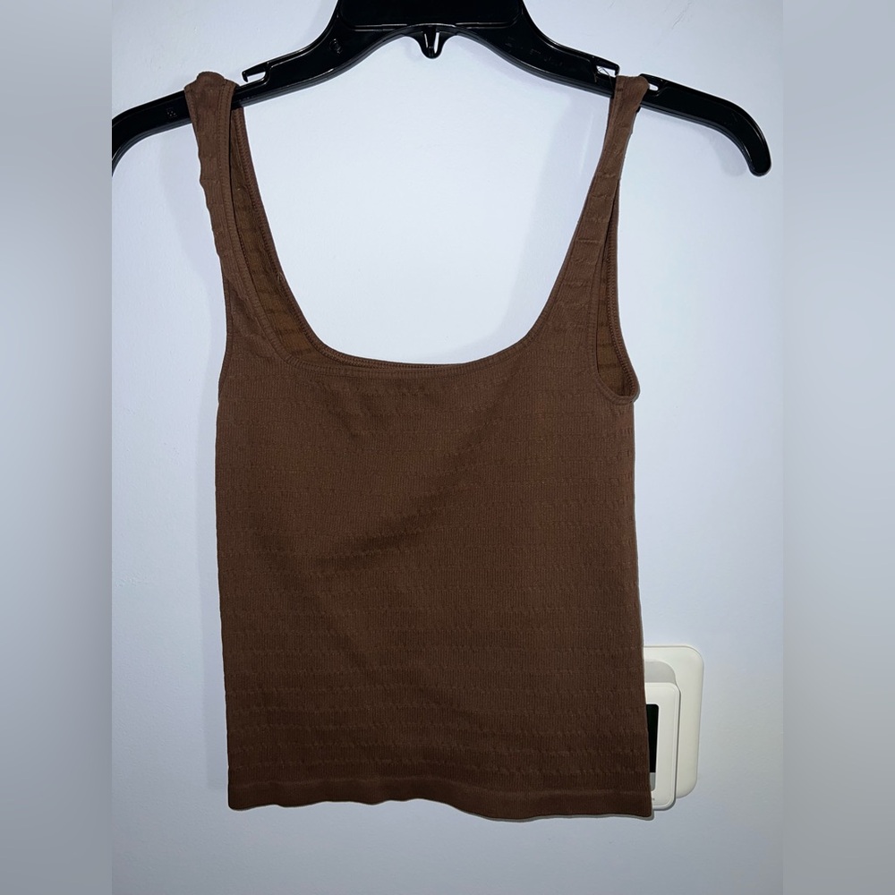 Free People Ribbed Squareneck Tank